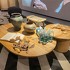 Журнальный столик отделка натуральное дерево, черный лак от MOD INTERIORS, MDI.ET.WS.45, 5-я фотография мини
